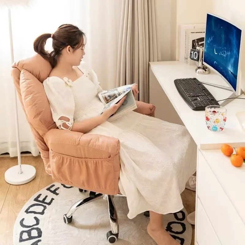 Computer Chair Household Leisure Sofa Chair Bedroom Comfortable Sedentary Seat Esports Gaming Study Writing Backrest Chair Dorm
Computer Chair Household Leisure Sofa Chair Bedroom Comfortable Sedentary Seat Esports Gaming Study Writing Backrest Chair Dorm