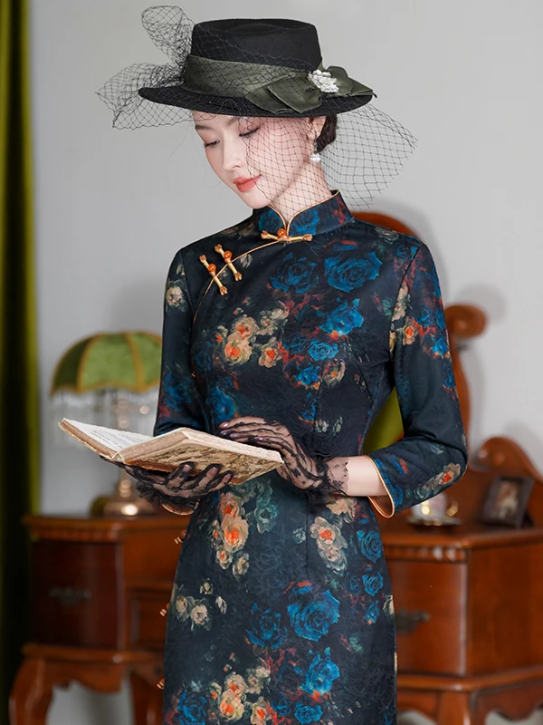 Stunning New Chinese Sle Long Sve Revamped Dr Daily Wear for Mom anghai Retro Inspired Midi Dr Floral
Stunning New Chinese Sle Long Sve Revamped Dr Daily Wear for Mom anghai Retro Inspired Midi Dr Floral