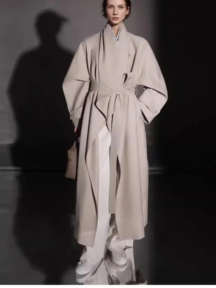 Spring Autumn Long Tailored Coat Fem Loose Fit Ele Sli Casual Outerwear Polyester Fiber Single Button Closure
Spring Autumn Long Tailored Coat Fem Loose Fit Ele Sli Casual Outerwear Polyester Fiber Single Button Closure