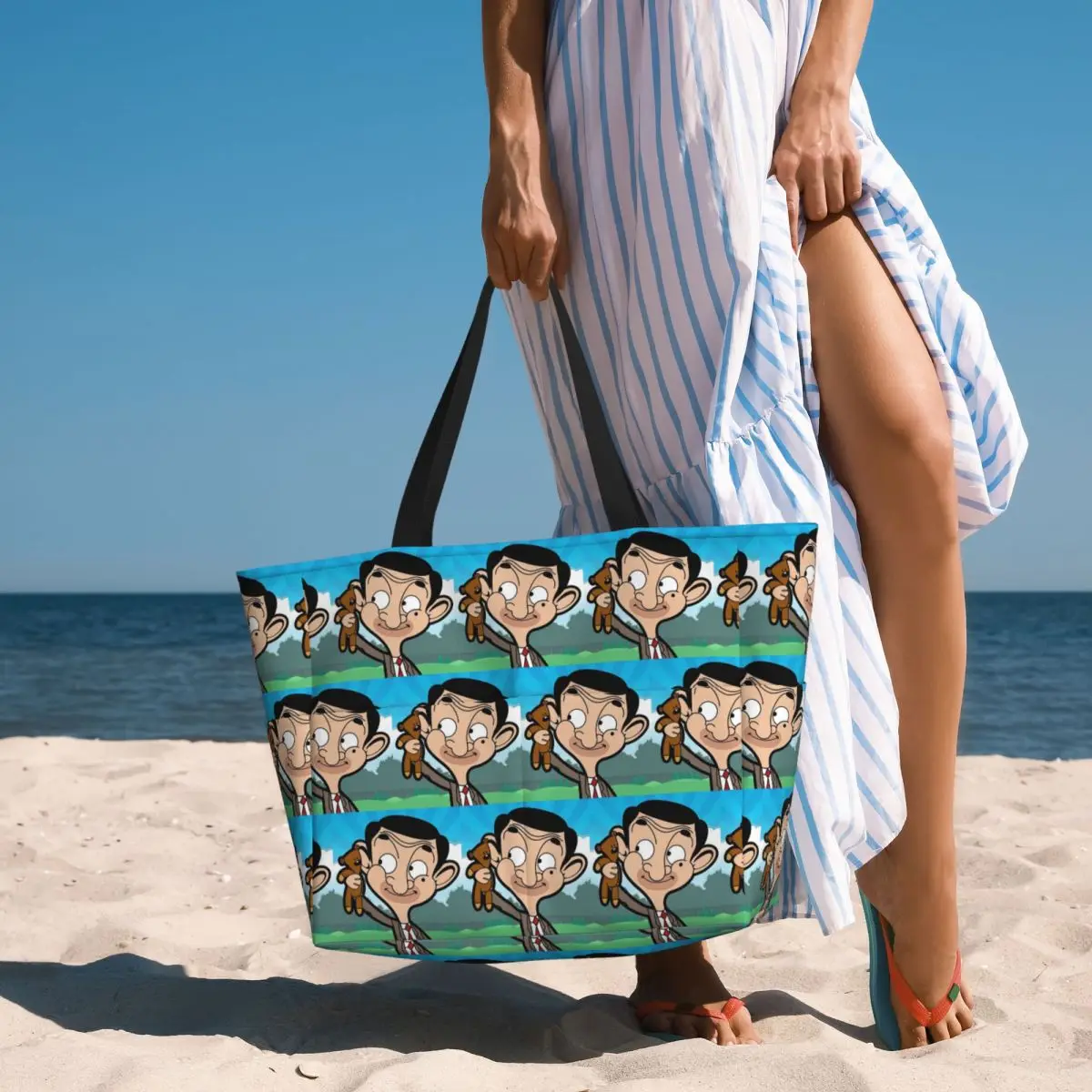 Mr. Bean Cartoon Beach Tote Bag Sport Gym Yoga Duffle Large Tote Bag Women Travel Bag Fitness bag
Mr. Bean Cartoon Beach Tote Bag Sport Gym Yoga Duffle Large Tote Bag Women Travel Bag Fitness bag