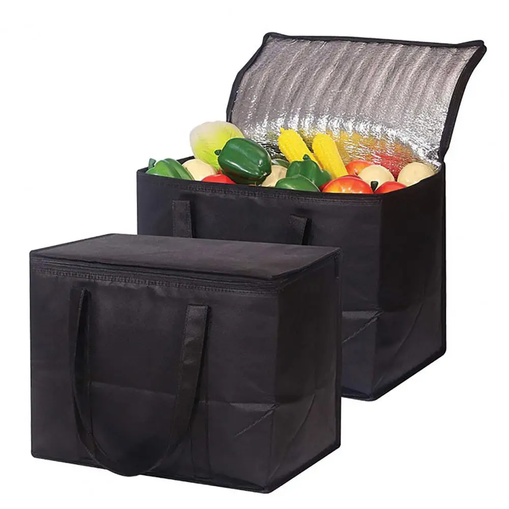 Insulated Thermal Tote Bag 35L Large Capacity Cooler Tote Zipper Opening Wide Strap Food Storage Bag for Beach Fishing Hiking
Insulated Thermal Tote Bag 35L Large Capacity Cooler Tote Zipper Opening Wide Strap Food Storage Bag for Beach Fishing Hiking