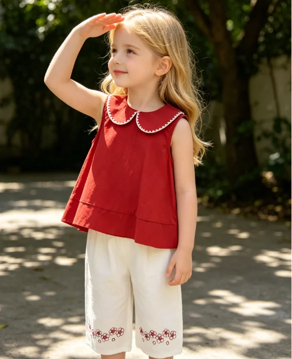 Girls Set 2026 Spring and Summer New Children's Clothing Korean Style Girl Baby Cute Lace Vest Straight Pants Two Sets
Girls Set 2026 Spring and Summer New Children's Clothing Korean Style Girl Baby Cute Lace Vest Straight Pants Two Sets