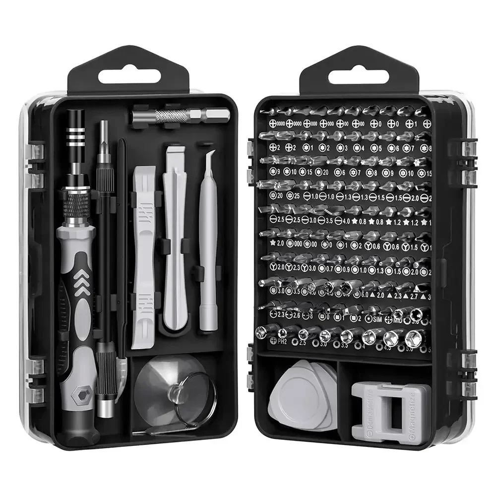 Professional 115-in-1 Precision Screwdriver Tool Kit for Computer and Electronics Repair
Professional 115-in-1 Precision Screwdriver Tool Kit for Computer and Electronics Repair