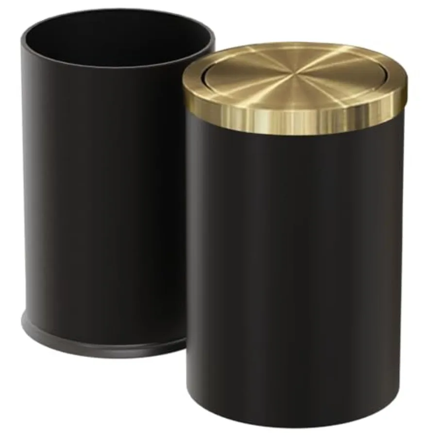Brushed Brass Garbage canBathroom Trash can with lidModern Small Trash Can with Flipping Lid 9 L Garbage cans for Bathroom Kitc
Brushed Brass Garbage canBathroom Trash can with lidModern Small Trash Can with Flipping Lid 9 L Garbage cans for Bathroom Kitc