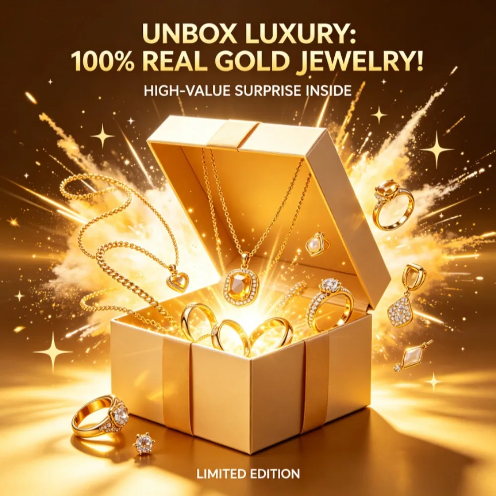 Secret Luxury Jewelry Blind Box Random Designer Gem Accessories Mystery Pack Lucky Draw Huge Profit Surprise Gift For Ladies
Secret Luxury Jewelry Blind Box Random Designer Gem Accessories Mystery Pack Lucky Draw Huge Profit Surprise Gift For Ladies
