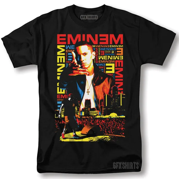 Eminem Slim Shady Rap Concert Poster Vintage Graphic Design T-Shirt Oversized T-Shirt Men's Tops New In Tops And T-Shirts 
Eminem Slim Shady Rap Concert Poster Vintage Graphic Design T-Shirt Oversized T-Shirt Men's Tops New In Tops And T-Shirts