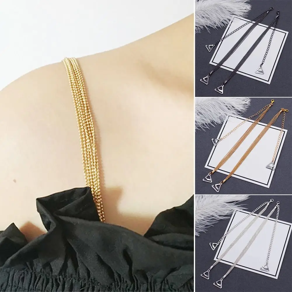 Non-Slip Metal Bra Straps Removable Adjustable Underwear Shoulder Strap Decorative Sexy Off-the-shoulder Bra Shoulder Belts
Non-Slip Metal Bra Straps Removable Adjustable Underwear Shoulder Strap Decorative Sexy Off-the-shoulder Bra Shoulder Belts