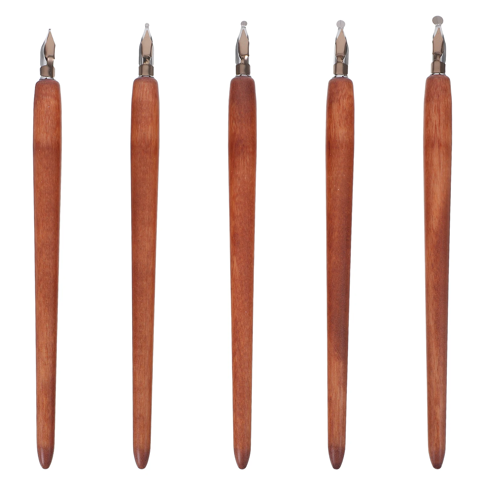 5pcs Calligraphy Pens Vintage Wooden Dip Gothic Tibetan Font Drawing Tools Supplies Brown Writing Instruments
5pcs Calligraphy Pens Vintage Wooden Dip Gothic Tibetan Font Drawing Tools Supplies Brown Writing Instruments