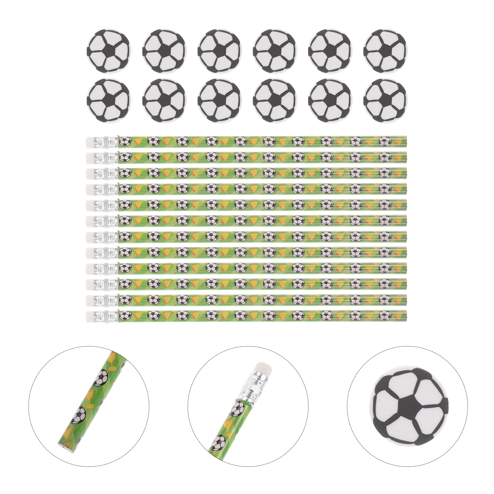 Football Pencils Soccer Erasers Kids Stationery Writing Drawing Tools Mini Bulk Pack School Supplies Educational Aid Wooden
Football Pencils Soccer Erasers Kids Stationery Writing Drawing Tools Mini Bulk Pack School Supplies Educational Aid Wooden
