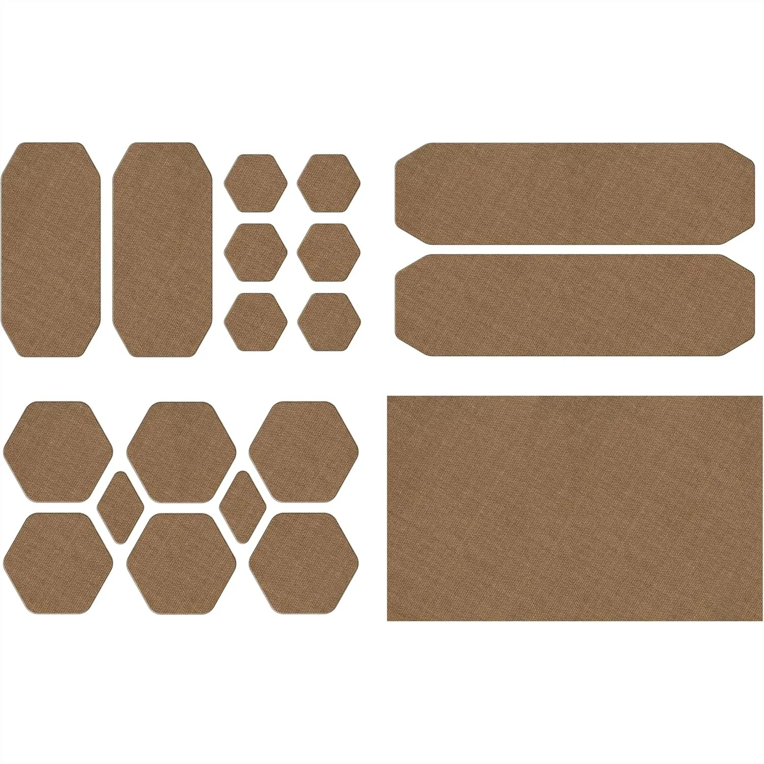 Nylon Repair Patches for Outdoor Gear - Peel-and-Stick with 19 Various Sizes for Jackets, Tents, Sleeping Bags, and Backpacks
Nylon Repair Patches for Outdoor Gear - Peel-and-Stick with 19 Various Sizes for Jackets, Tents, Sleeping Bags, and Backpacks