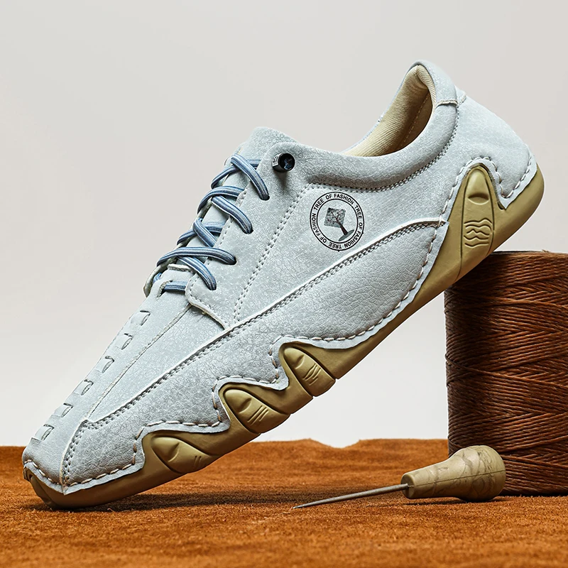 New Men Casual Shoes Handmade Leather Loafers Comfortable Men's Shoes Outdoor Leather Flat Moccasins Driving Shoes Big Size 50
New Men Casual Shoes Handmade Leather Loafers Comfortable Men's Shoes Outdoor Leather Flat Moccasins Driving Shoes Big Size 50