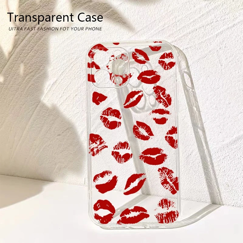 Sexy Girl Red Lips Print Shockproof Soft Phone Cases For iPhone 17 Air 16 15 11 14 12 16 Pro Max 13 Mini 16e 7 8 Plus XS X Cover
Sexy Girl Red Lips Print Shockproof Soft Phone Cases For iPhone 17 Air 16 15 11 14 12 16 Pro Max 13 Mini 16e 7 8 Plus XS X Cover