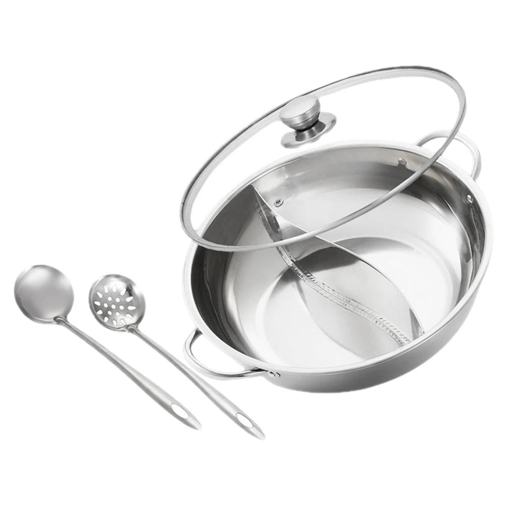 32cm Pot Set Stainless SteelPot Glass Lid Electromagnetic Gas Stovetop Hot Pot Stove Kitchen Home Dining
32cm Pot Set Stainless SteelPot Glass Lid Electromagnetic Gas Stovetop Hot Pot Stove Kitchen Home Dining
