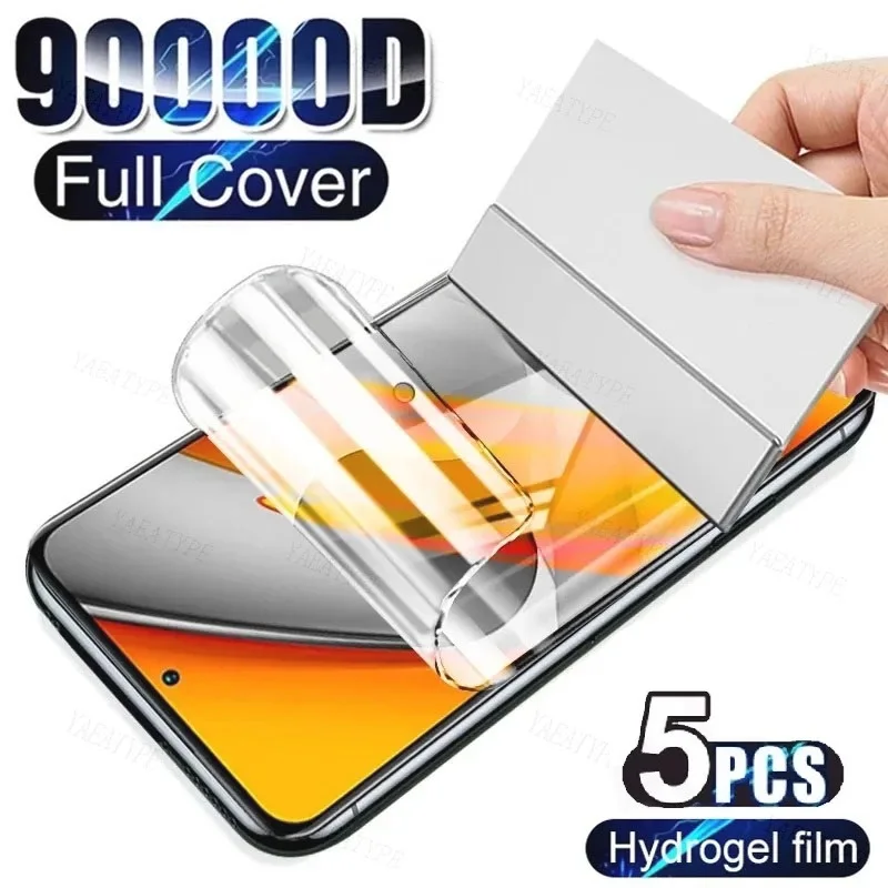 5PCS Hydrogel Film For Xiaomi Mi 11 12 10 9 Lite 5G 10T 9T Pro Screen Protector For Poco X3 X4 F3 GT M4 M5S M5 Film
5PCS Hydrogel Film For Xiaomi Mi 11 12 10 9 Lite 5G 10T 9T Pro Screen Protector For Poco X3 X4 F3 GT M4 M5S M5 Film