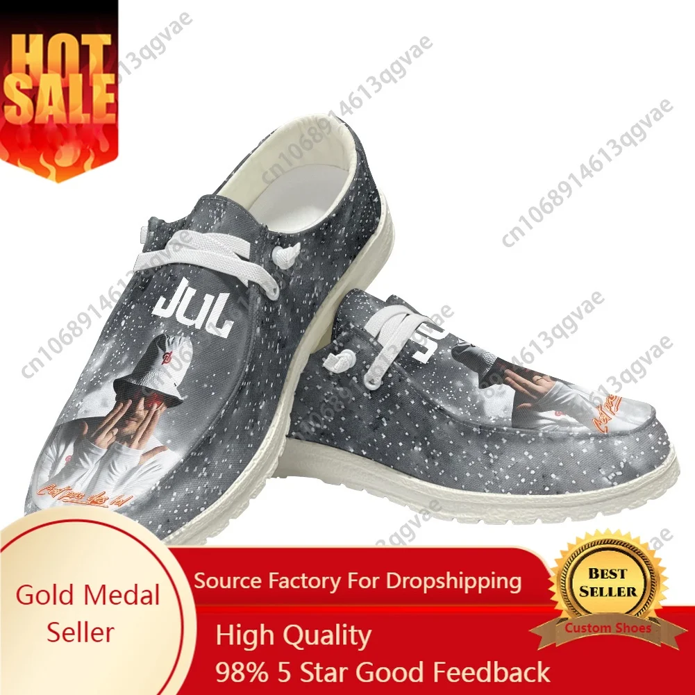 Rapper JUL C'est Pas Des Lol Julien Mari Casual Shoes Flat Shoe Men Woman Breathable Outdoor Lightweight Footwear Custom Shoes
Rapper JUL C'est Pas Des Lol Julien Mari Casual Shoes Flat Shoe Men Woman Breathable Outdoor Lightweight Footwear Custom Shoes