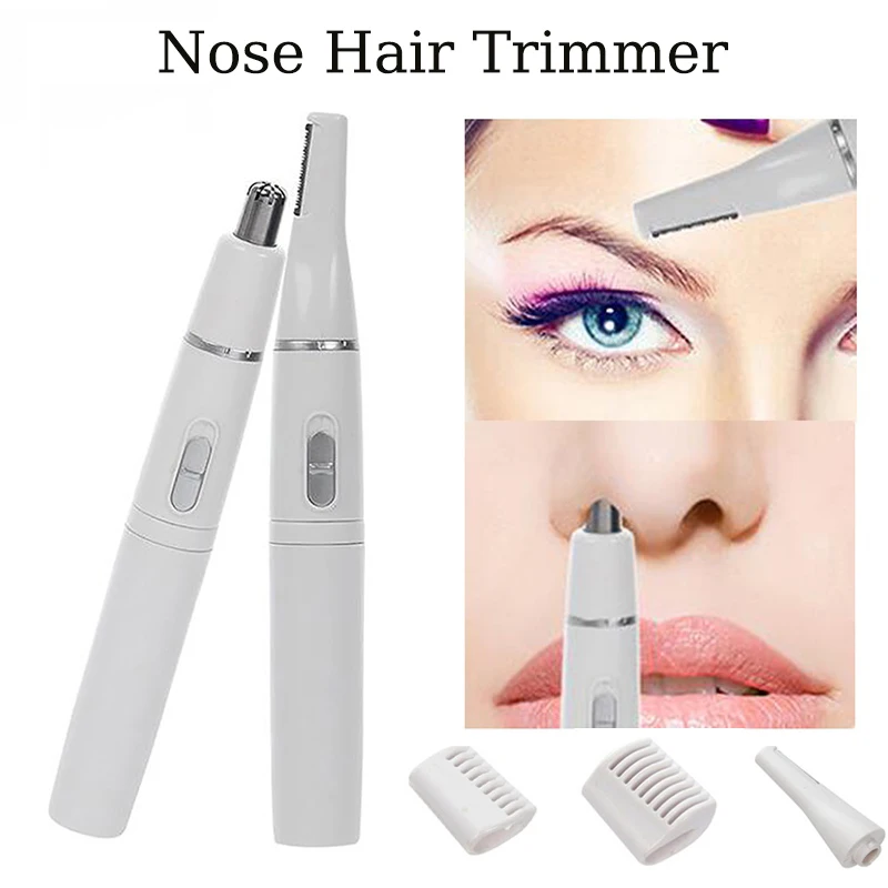 2-in-1 Facial Hair Trimmer Nose Ear Hair Shaver Trimmer Eyebrow Scraper Safe Face Care Razor Cleaner for Men Women
2-in-1 Facial Hair Trimmer Nose Ear Hair Shaver Trimmer Eyebrow Scraper Safe Face Care Razor Cleaner for Men Women