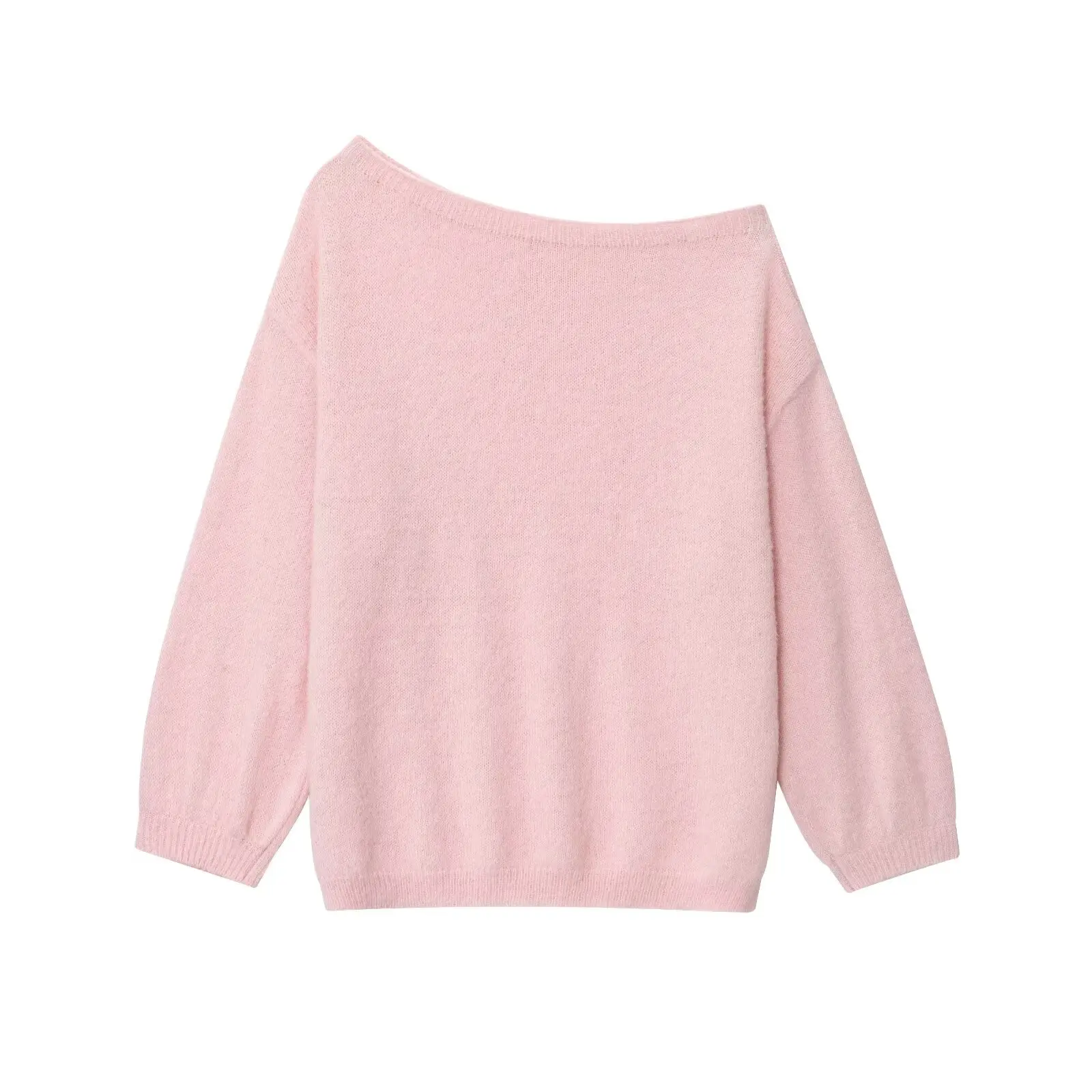 025 New Modern Fall Collection Elegant Vintage Knit Women's Sweater Casual Off-Shoulder Pink Loose-Fit Knit Top for Fall
025 New Modern Fall Collection Elegant Vintage Knit Women's Sweater Casual Off-Shoulder Pink Loose-Fit Knit Top for Fall