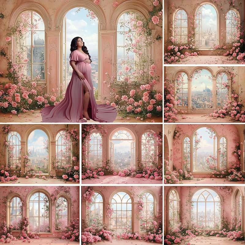 LS Photography Background Retro Indoor Window Pink Flower Adult Birthday Wedding Maternity Portrait Decor Backdrop Photo Studio
LS Photography Background Retro Indoor Window Pink Flower Adult Birthday Wedding Maternity Portrait Decor Backdrop Photo Studio