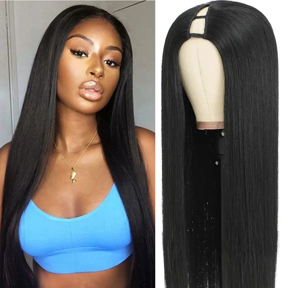 180 Density Straight Hair V part Wig Upgrade Brazilian Wigs For Women 100% Human Hair Full Machine Made Wig
180 Density Straight Hair V part Wig Upgrade Brazilian Wigs For Women 100% Human Hair Full Machine Made Wig