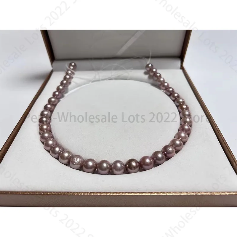 Natural 24"11-12mm Sea Genuine Purple Pearl Necklace for Women Jewelry 925 Sterling Silver
Natural 24"11-12mm Sea Genuine Purple Pearl Necklace for Women Jewelry 925 Sterling Silver