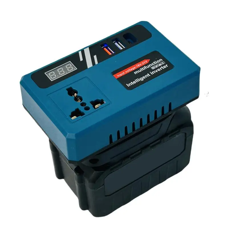 Инвертор аккумулятора Power Bank 18 В 21 В до 110 В 220 В Многофункциональный бытовой интеллектуальный трансформатор Инвертор для работы на открытом воздухе Инвертор мощности
Инвертор аккумулятора Power Bank 18 В 21 В до 110 В 220 В Многофункциональный бытовой интеллектуальный трансформатор Инвертор для работы на открытом воздухе Инвертор мощности