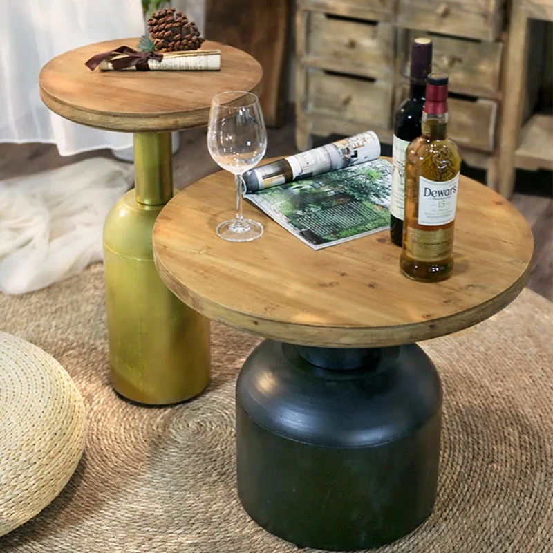 Rustic American Vintage Solid Wood Small Round Table, Sofa Side End Table, Casual Coffee Table for Living Room, Bedroom, Home
Rustic American Vintage Solid Wood Small Round Table, Sofa Side End Table, Casual Coffee Table for Living Room, Bedroom, Home