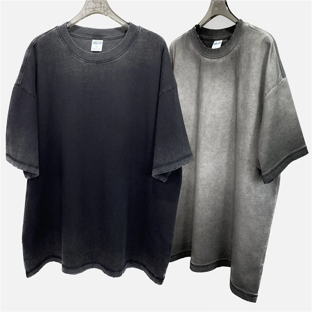 Black Distressed Short Sleeve Unisex Men Washed 275gsm Cotton T-Shirt 2024 Retro Tee
Black Distressed Short Sleeve Unisex Men Washed 275gsm Cotton T-Shirt 2024 Retro Tee