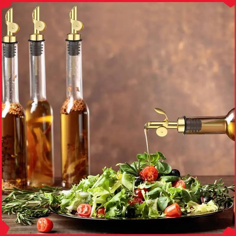 B17B 6Pcs Stainless Steel Weighted Liquor Bottle Pourers Balsamic Alcohol Pourer (Gold)
B17B 6Pcs Stainless Steel Weighted Liquor Bottle Pourers Balsamic Alcohol Pourer (Gold)