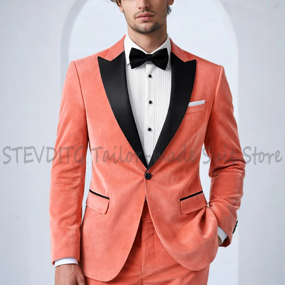 Stylish Slim Fit Men Suit Elegant Gentleman Single Button Peak Lapel Blazer Pants Classic High End Evening Party Business Suit
Stylish Slim Fit Men Suit Elegant Gentleman Single Button Peak Lapel Blazer Pants Classic High End Evening Party Business Suit