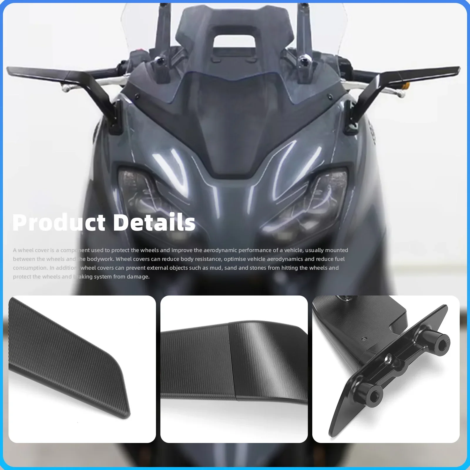New Motorcycle Aluminum Rear View Mirrors Adjustable Mirror Accessories For YAMAHA T-MAX560 T-MAX 560 TMAX560 2022 2023 2024
New Motorcycle Aluminum Rear View Mirrors Adjustable Mirror Accessories For YAMAHA T-MAX560 T-MAX 560 TMAX560 2022 2023 2024