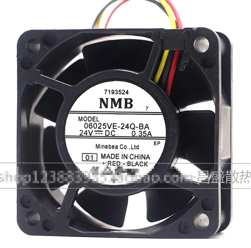 NMB 06025VE-24Q-BA DC 24 В 0,35 А 60x60x25 мм 3-проводной охлаждающий вентилятор для сервера
NMB 06025VE-24Q-BA DC 24 В 0,35 А 60x60x25 мм 3-проводной охлаждающий вентилятор для сервера