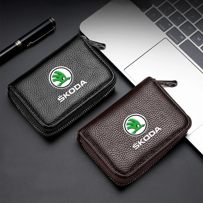 Leather Men Car Driver's License ID Card Bank Card Wallet Car Accessories For Skoda Octavia 2 3 Fabia Superb Rapid Kodiaq Karoq
Leather Men Car Driver's License ID Card Bank Card Wallet Car Accessories For Skoda Octavia 2 3 Fabia Superb Rapid Kodiaq Karoq