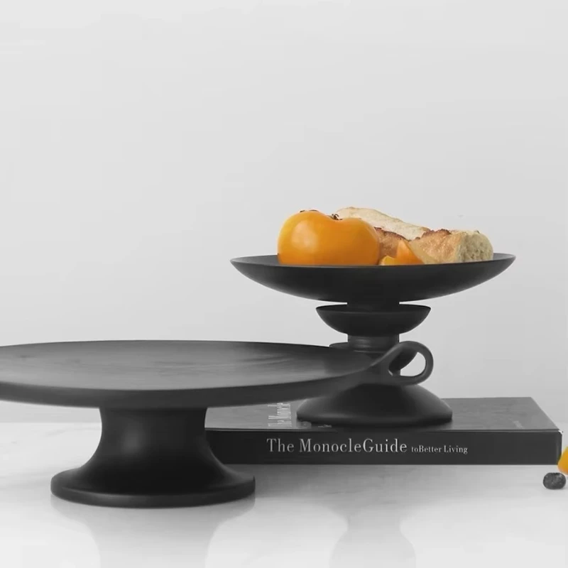 Modern creative solid wood tall fruit plate, snack cake plate, home decoration crafts, kitchen storage and storage items
Modern creative solid wood tall fruit plate, snack cake plate, home decoration crafts, kitchen storage and storage items