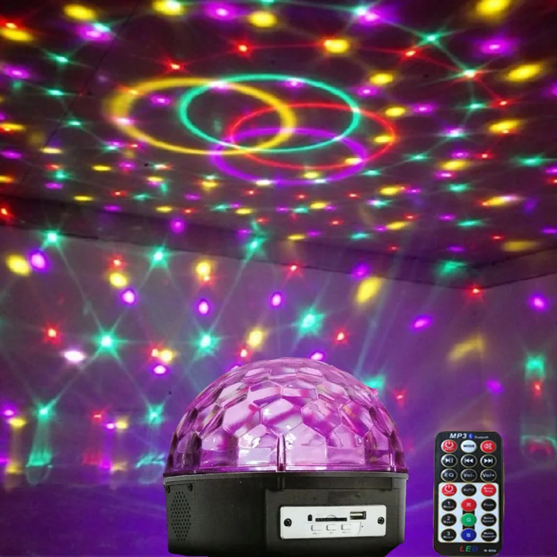 MP3 Crystal Magic Ball Light, 9-Color Sound Activated Strobe Stage Lamp for DJ Bar KTV Disco Party
MP3 Crystal Magic Ball Light, 9-Color Sound Activated Strobe Stage Lamp for DJ Bar KTV Disco Party