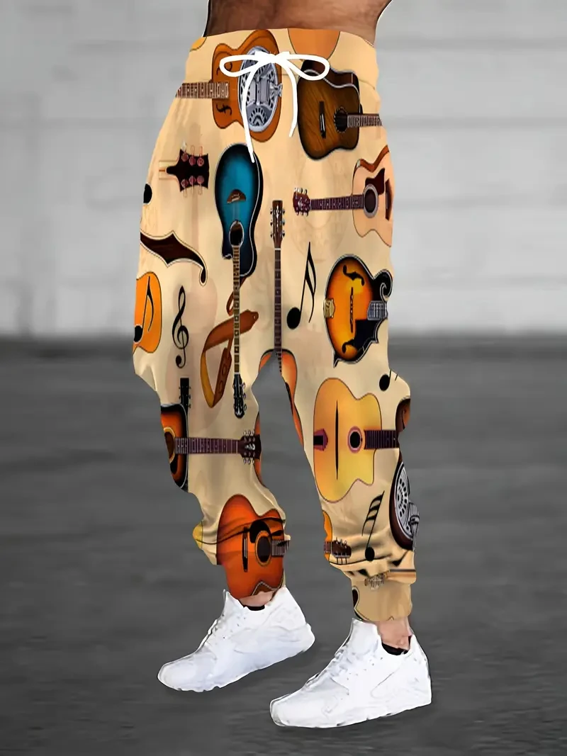 2025 new men's casual pants 3D guitar print jogging pants 100% polyester light stretch rope with pocket sweatpants
2025 new men's casual pants 3D guitar print jogging pants 100% polyester light stretch rope with pocket sweatpants