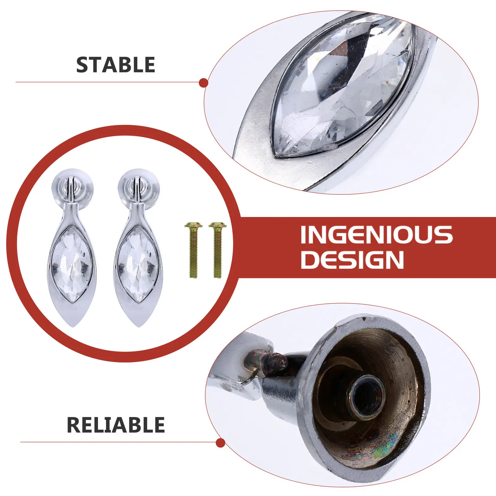 2Pcs Sparkling Crystal Glass Cabinet Knobs Zinc Alloy Drawer Pulls for Living Room Bedroom Furniture Cabinet Knob
2Pcs Sparkling Crystal Glass Cabinet Knobs Zinc Alloy Drawer Pulls for Living Room Bedroom Furniture Cabinet Knob