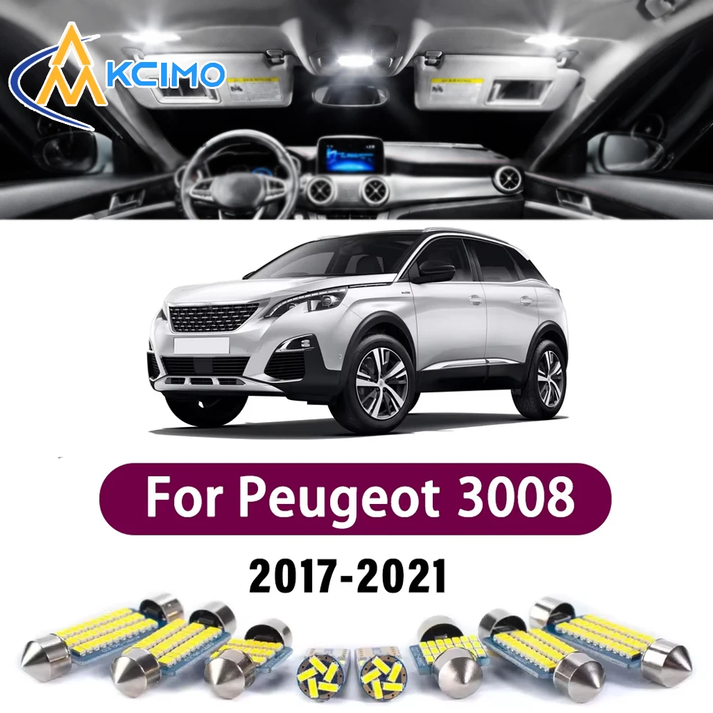 Premium LED Interior Lighting Kit for Peugeot 3008 2017-2021 2018 2019 2020 High-Quality Error-Free Dome Map Trunk Auto Lamps
Premium LED Interior Lighting Kit for Peugeot 3008 2017-2021 2018 2019 2020 High-Quality Error-Free Dome Map Trunk Auto Lamps