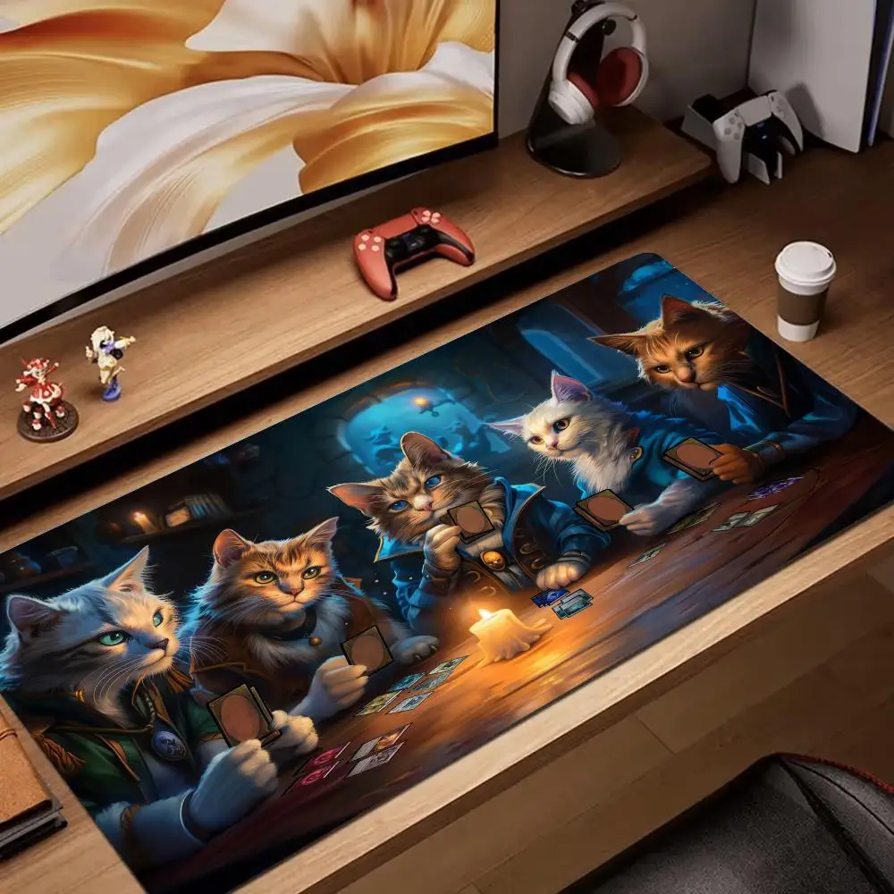 Anthropomorphic cat magic playmat Mouse Pad rubber anti-slip Desk Mat gamer pc accessories Gaming mat keypad expansion mousepad
Anthropomorphic cat magic playmat Mouse Pad rubber anti-slip Desk Mat gamer pc accessories Gaming mat keypad expansion mousepad