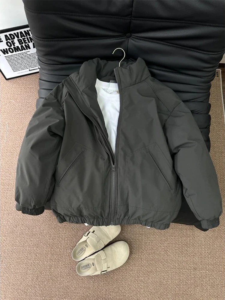 Мужская зимняя повседневная утепленная куртка Deep ey с воротником-стойкой, на флисовой подкладке, из полиэфирного волокна
Мужская зимняя повседневная утепленная куртка Deep ey с воротником-стойкой, на флисовой подкладке, из полиэфирного волокна