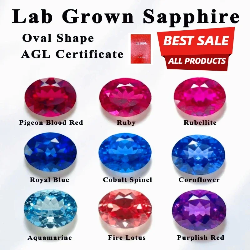 NEW Laboratory Gemstone Sapphire Oval Shape For DIY Jewelry Making The Main Materials Of Rings And Necklaces AGL
NEW Laboratory Gemstone Sapphire Oval Shape For DIY Jewelry Making The Main Materials Of Rings And Necklaces AGL