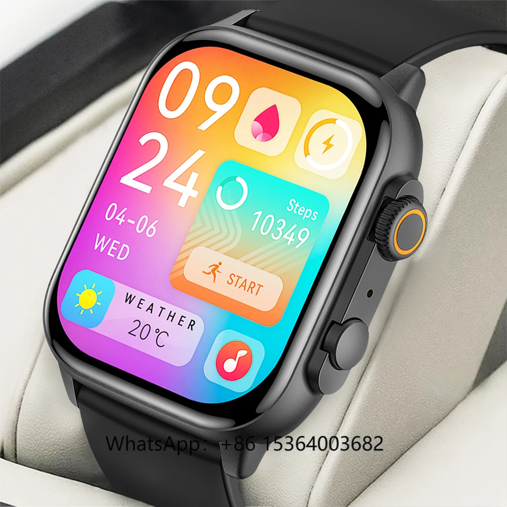 TJXL-SENBONO HK95 AMOLED Smartwatch Men 1.9"HD Screen NFC BT Call Voice Control Fitness Tracker Clock Women IP68 Smart Watch Amo
TJXL-SENBONO HK95 AMOLED Smartwatch Men 1.9"HD Screen NFC BT Call Voice Control Fitness Tracker Clock Women IP68 Smart Watch Amo