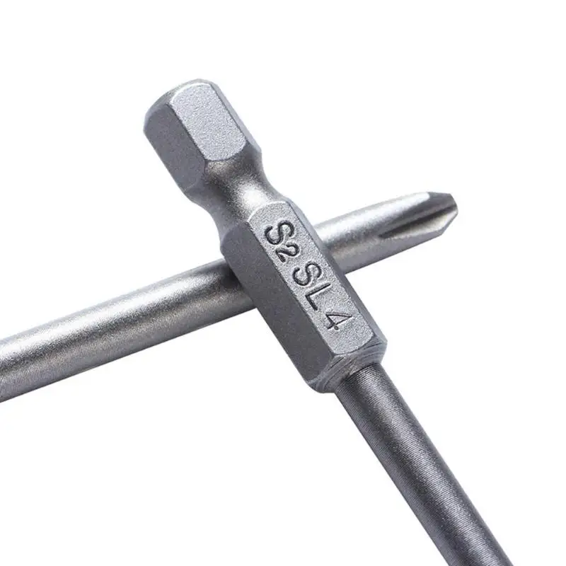A76K 10Pcs/Set 100Mm Alloy Steel S2 Slotted Phillips Screwdriver Bits Straight Cross Head Batches Screwdriver Set
A76K 10Pcs/Set 100Mm Alloy Steel S2 Slotted Phillips Screwdriver Bits Straight Cross Head Batches Screwdriver Set