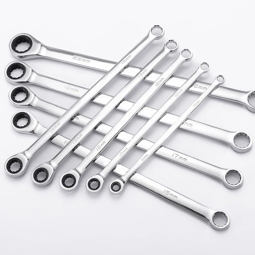 10mm-22mm Extra Long Ratcheting Wrench Dual-Head 72 Teeth Box Ratchet Wrench For Effortless Automotive Home Hand Tools
10mm-22mm Extra Long Ratcheting Wrench Dual-Head 72 Teeth Box Ratchet Wrench For Effortless Automotive Home Hand Tools