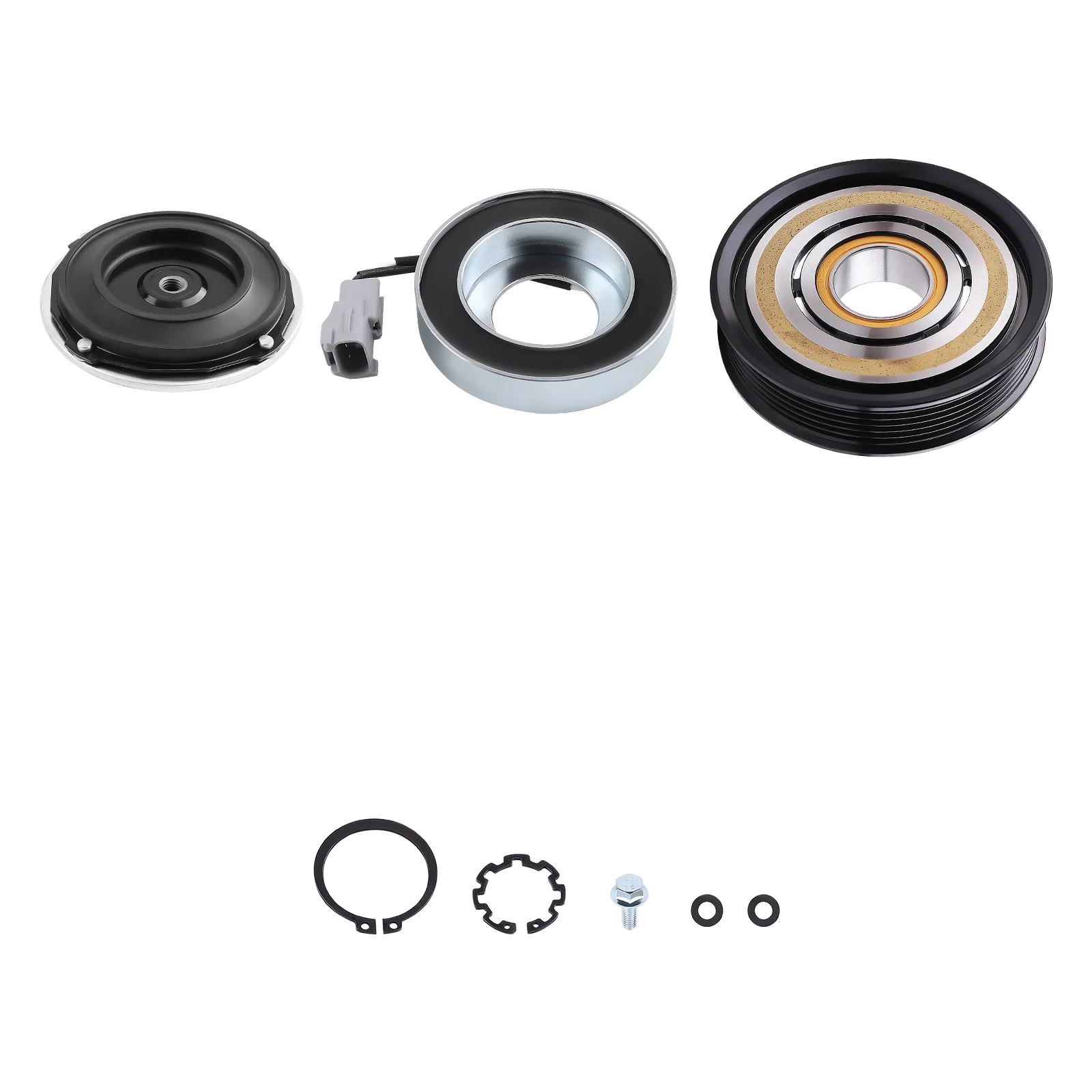 A/C AC Compressor Clutch Assembly Kit For Ram 1500 V6 3.6L 2014-2019 68158901AC
A/C AC Compressor Clutch Assembly Kit For Ram 1500 V6 3.6L 2014-2019 68158901AC