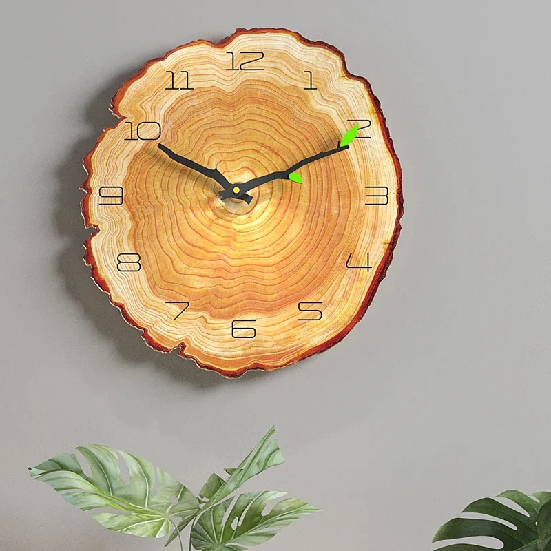 12 Inch Annual Ring Wall Clock Creative Nordic Wood Grain Quartz Clock Silent Wall Decor for Home Kitchen Office Wall Watch
12 Inch Annual Ring Wall Clock Creative Nordic Wood Grain Quartz Clock Silent Wall Decor for Home Kitchen Office Wall Watch