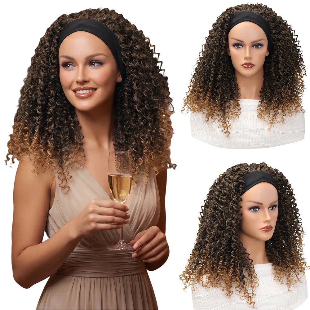 Headband Scarf Wig Short Kinky Curly Synthetic Hair for Women Natural Heat Resistant Fiber Soft Breathable Daily Party Hairpiece
Headband Scarf Wig Short Kinky Curly Synthetic Hair for Women Natural Heat Resistant Fiber Soft Breathable Daily Party Hairpiece