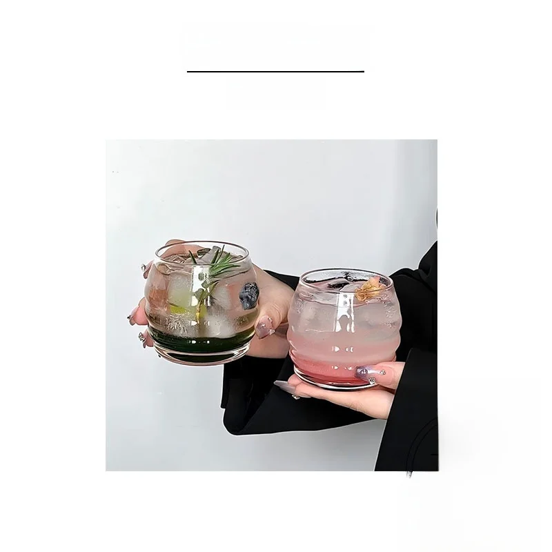 Spiral Glass Cup Creative Vietnamese Restaurant Dessert Cup White Wine Cup Crystal Whiskey Glass Beverage Serving Utensils
Spiral Glass Cup Creative Vietnamese Restaurant Dessert Cup White Wine Cup Crystal Whiskey Glass Beverage Serving Utensils