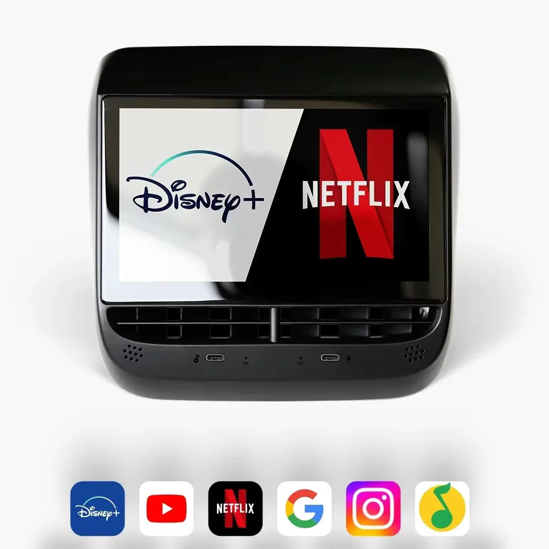 Vedio Player Rear Air Conditioner Panel Android Screen for Tesla Model Y
Vedio Player Rear Air Conditioner Panel Android Screen for Tesla Model Y