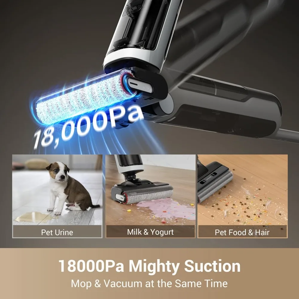 H14 Wet Dry Vacuum Cleaner, 180° Lie-Flat Cordless Vacuum Mop, 140°F Brush Washing, Fast Hot Air Drying in 5Mins
H14 Wet Dry Vacuum Cleaner, 180° Lie-Flat Cordless Vacuum Mop, 140°F Brush Washing, Fast Hot Air Drying in 5Mins