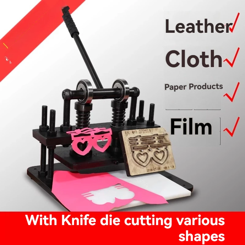 Fabric Cutting Machine, Leather Cutting Machine Manual Small Punching Machine, Die Cutting Press
Fabric Cutting Machine, Leather Cutting Machine Manual Small Punching Machine, Die Cutting Press